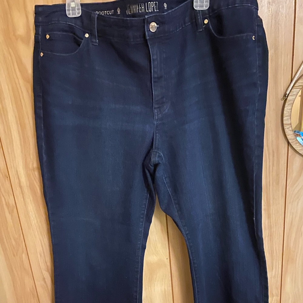 Jennifer Lopez Dark Blue Bootcut Jeans